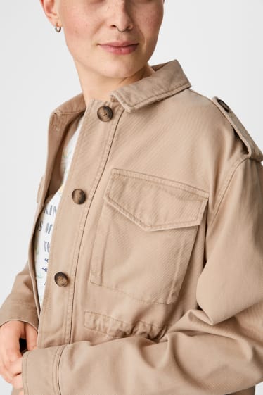 Jóvenes - CLOCKHOUSE - chaqueta - marrón claro