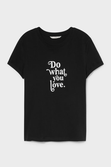 Nastolatki - CLOCKHOUSE - T-shirt - czarny
