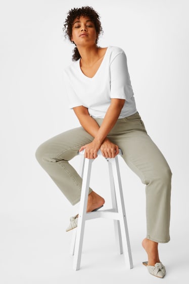 Women - Trousers - 4 way stretch - khaki