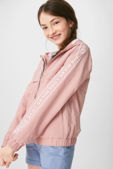 Children - Jacket With Hood - rose