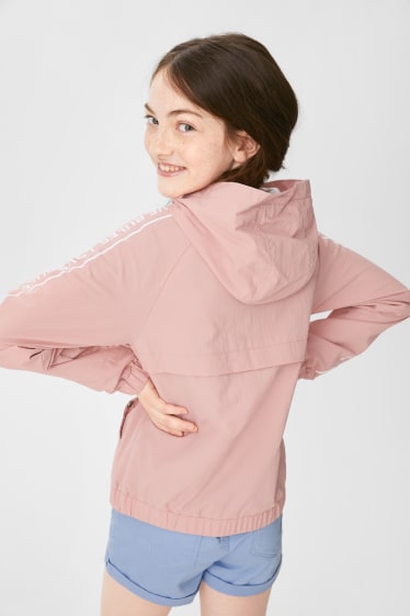 Children - Jacket With Hood - rose