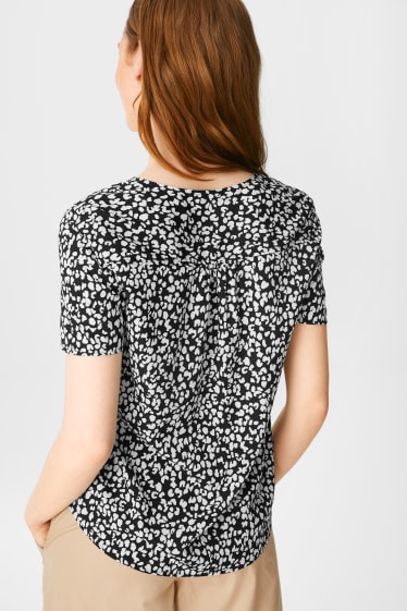 Mujer - Blusa - negro / blanco