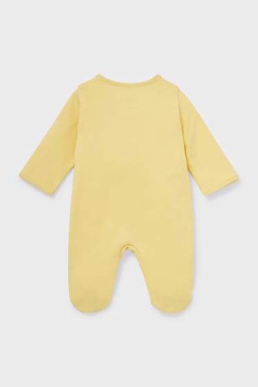 Babys - Baby-Schlafanzug - gelb-melange