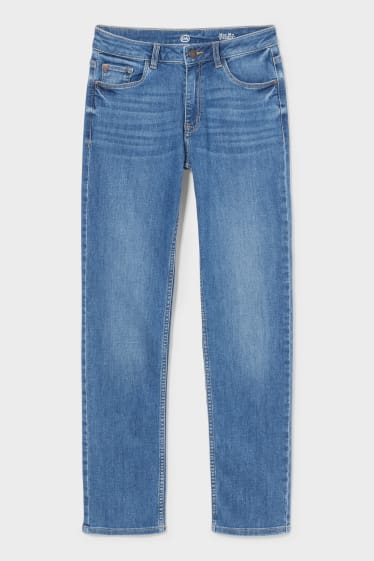 Women - Straight Jeans - denim-blue