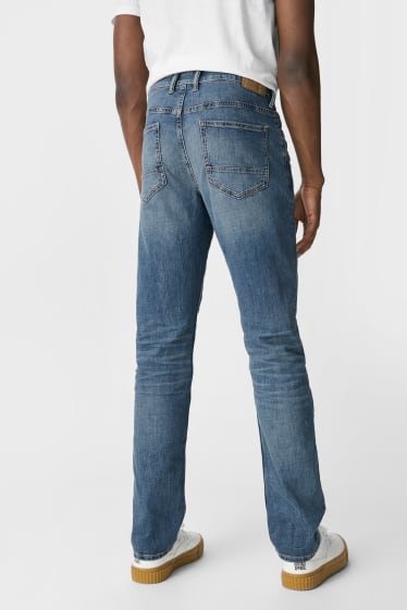 Men - Straight Jeans - denim-blue