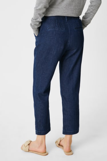 Femmes - Relaxed Jeans - jean bleu