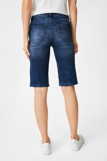 Femmes - Bermuda en jean - Malia - jean bleu foncé