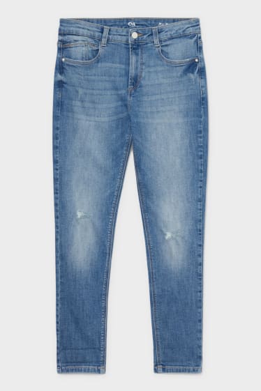 Dames - Skinny Jeans - jeansblauw