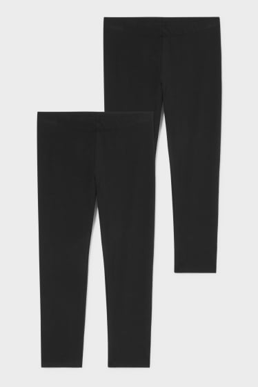 Femmes - Lot de 2 - legging basique - noir / noir
