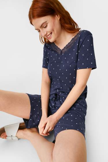 Women - Pyjamas - dark blue
