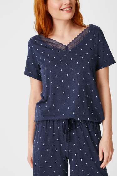 Women - Pyjamas - dark blue