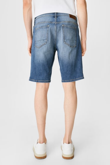 Pánské - CLOCKHOUSE - džínové šortky - LYCRA® - džíny - světle modré