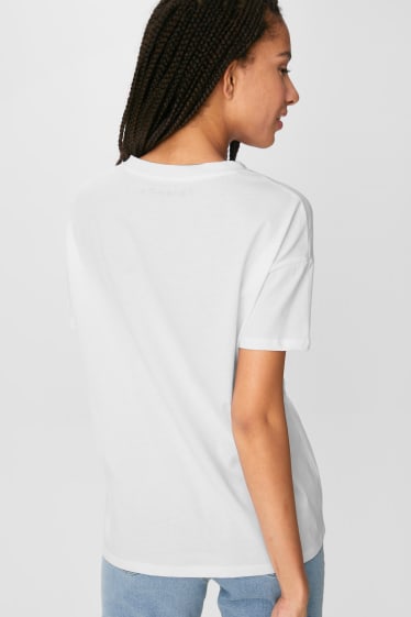 Donna - CLOCKHOUSE - t-shirt - Friends - bianco