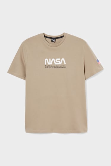 Men - T-shirt  - NASA - taupe