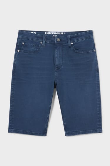 Heren - CLOCKHOUSE - shorts - LYCRA® - donkerblauw