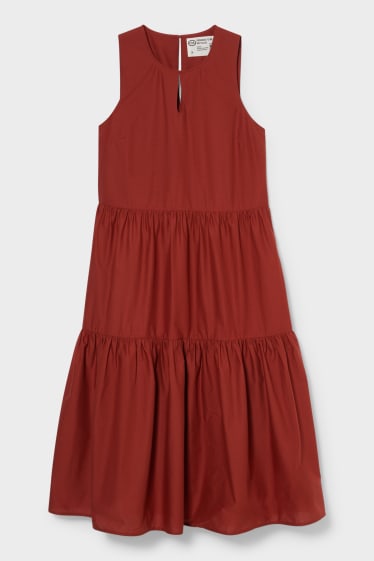 Women - Fit & flare dress - brown