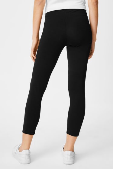 Women - Multipack of 2 - basic leggings - black / white