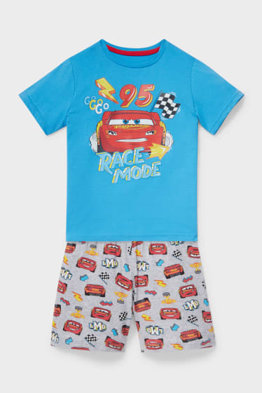 Enfants - Cars - pyjashort - 2 pièces - bleu clair