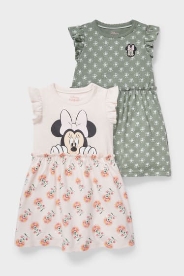 Babies - Multipack of 2 - Minnie Mouse - baby dress - rose / dark green