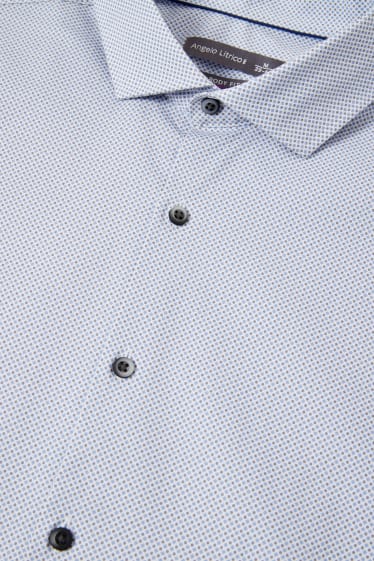 Men - Business shirt - body fit - cutaway collar - light blue