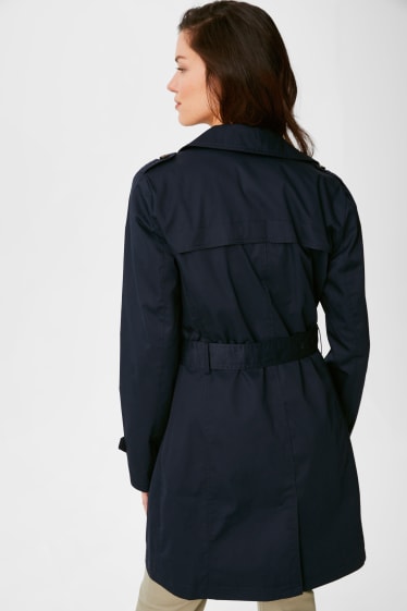 Women - Trenchcoat - dark blue