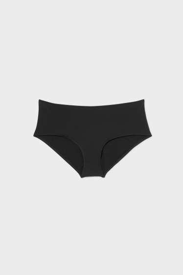Femmes - Bas de bikini - shorty - mid-rise - noir