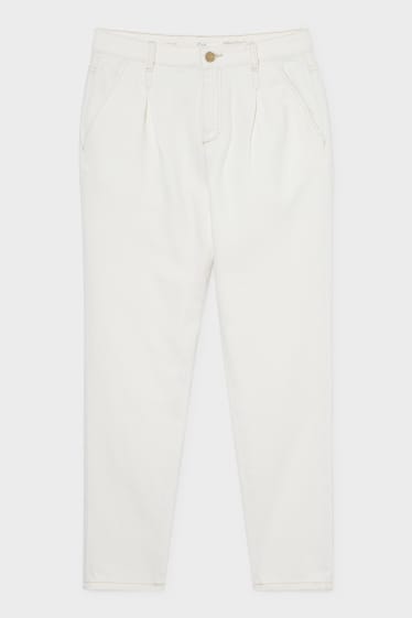 Donna - Straight tapered jeans - bianco