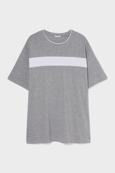 Hombre - Camiseta - gris jaspeado