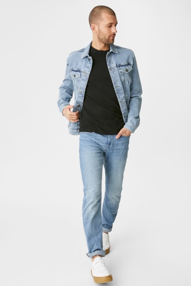 Men - Straight Jeans - denim-light blue