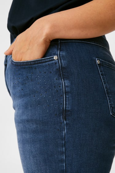 Mujer - Slim jeans - 4 Way Stretch - vaqueros - azul oscuro