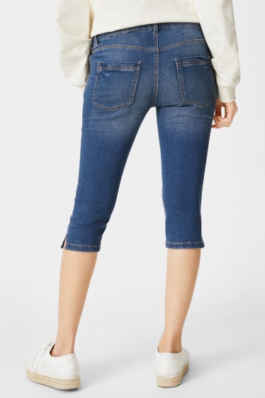 Damen - Umstandsjeans - Capri Jeans - jeans-blau
