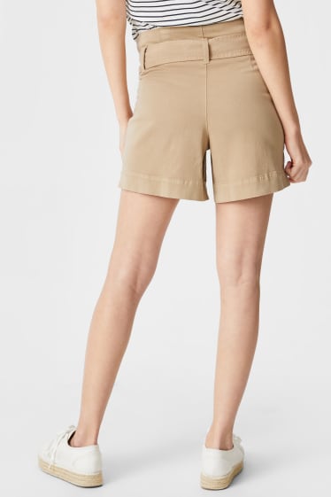 Donna - Shorts premaman - marrone chiaro