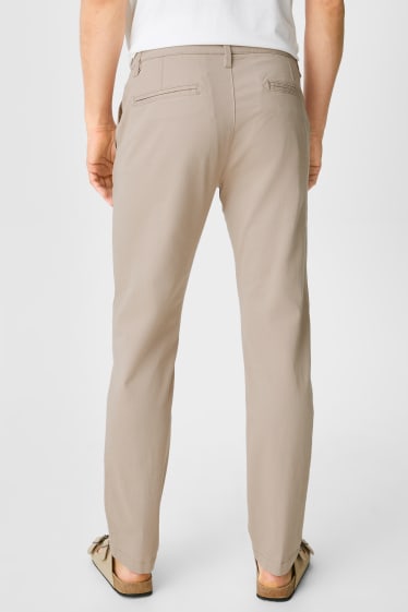 Hommes - Chino - slim fit - taupe