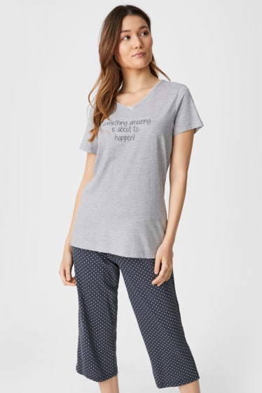 Women - Multipack of 2 - pyjamas - light gray-melange