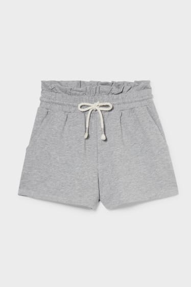 Mujer - CLOCKHOUSE - shorts deportivos - gris claro jaspeado