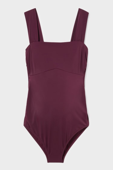 Women - Maternity swimsuit - padded - purple