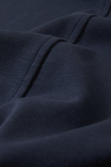 Femmes - Robe T-shirt - bleu foncé