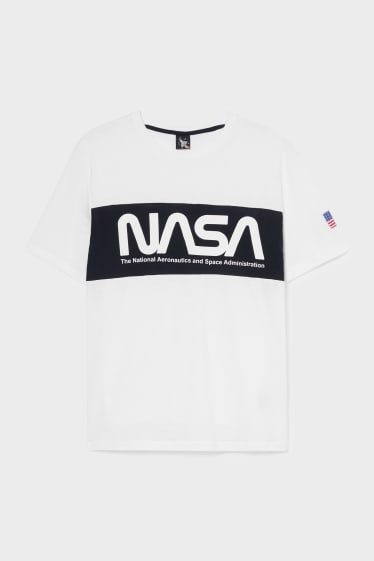 Men - T-shirt  - NASA - white