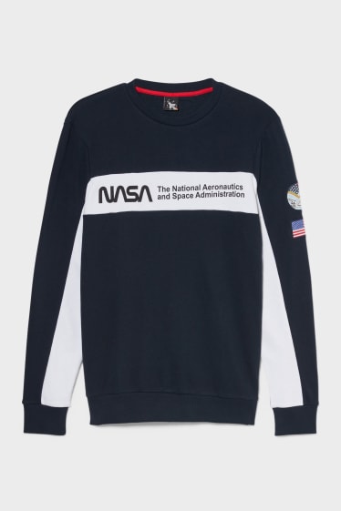 Herren - Sweatshirt - NASA - schwarz