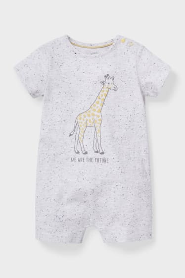 Babies - Baby sleepsuit - light gray-melange