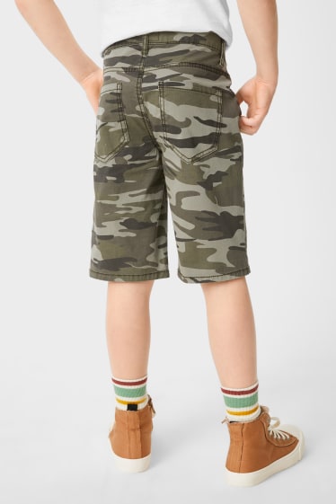 Bambini - Shorts cargo - militare