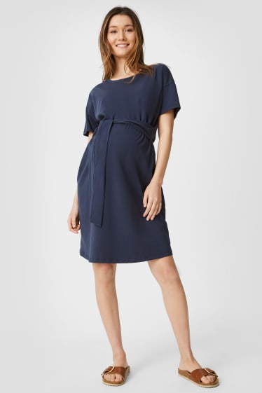 Women - Maternity dress - dark blue