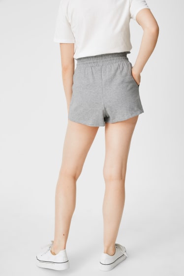 Mujer - CLOCKHOUSE - shorts deportivos - gris claro jaspeado