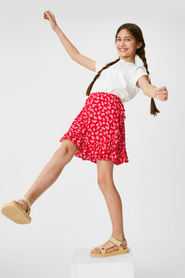 Children - Skirt - red