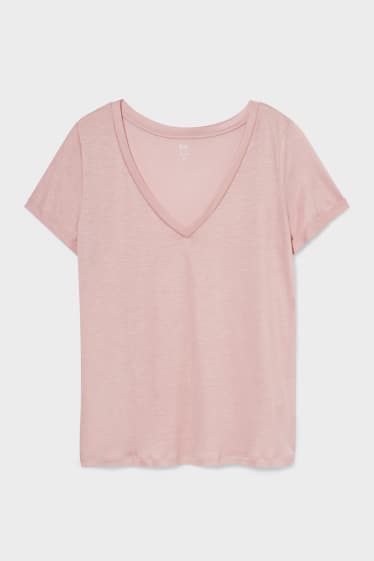 Women - Lyocell T-shirt - rose