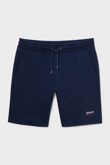 Men - Sweat shorts - dark blue