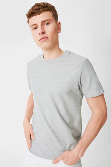 Men - CLOCKHOUSE - T-shirt - light gray-melange