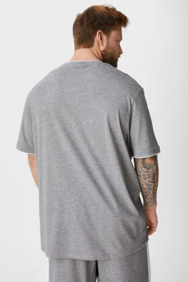 Hombre - Camiseta - gris jaspeado