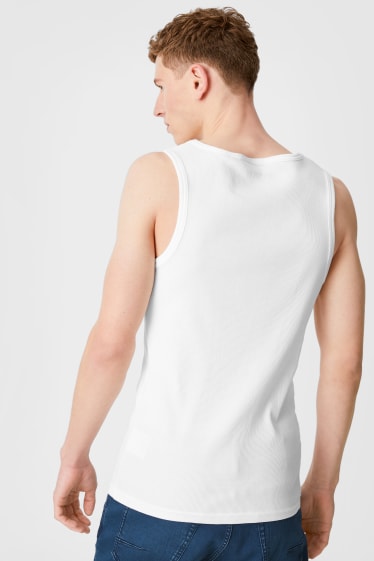 Men - CLOCKHOUSE - multipack of 2 - vest top - white