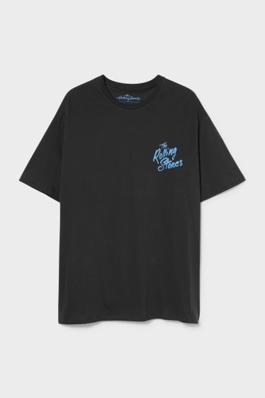 Hombre - Camiseta - Rolling Stones - azul oscuro